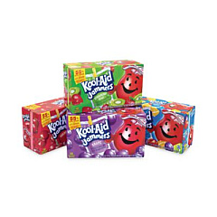 Kool-Aid Jammers Juice Pouch Variety Pack, 6 oz Pouch, 40/Carton (22000775)