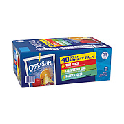 Capri Sun Fruit Juice Pouches Variety Pack, 6 oz, 40 Pouches/Carton (22000593)