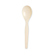 Dixie SmartStock Plastic Cutlery Refill, Series-O, Mediumweight Soup Spoon, Beige, 40/Pack, 24 Packs/Carton (SSSOUP11B)