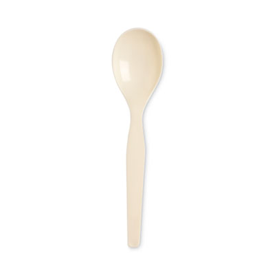 Dixie SmartStock Plastic Cutlery Refill, Series-O, Mediumweight Soup Spoon, Beige, 40/Pack, 24 Packs/Carton (SSSOUP11B)