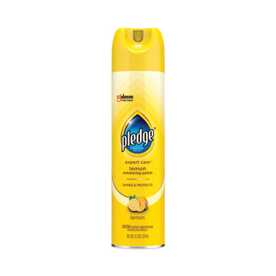 Pledge Furniture Polish, Lemon, 9.7 oz Aerosol Spray (336298EA)