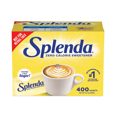 Splenda No Calorie Sweetener, 1 g Packet, 400/Box (200411)