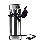 Coffee Pro Air Pot Brewer, 75 oz, 8.75 x 14.75 x 21.25, Stainless Steel (CPRLA)