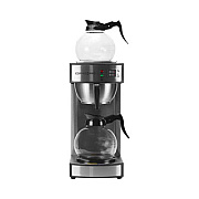 Coffee Pro Two-Burner Institutional Coffeemaker, 10/12 Cup, 8.75 x 14.75 x 15.25, Stainless Steel (CPRLG2)