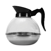 Coffee Pro Unbreakable Regular Coffee Decanter, 60 oz, Black Handle (CPU12)