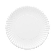 AJM Packaging Corporation Original Heavyweights Paper Plates, 9" dia, White, 120/Pack, 8 Packs/Carton (OH9AJBXWH)