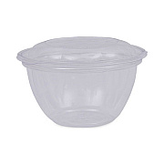 Eco-Products Renewable and Compostable Containers, 18 oz, 5.5" Diameter x 2.3" h, Clear, Plastic, 150/Carton (EPSB18)