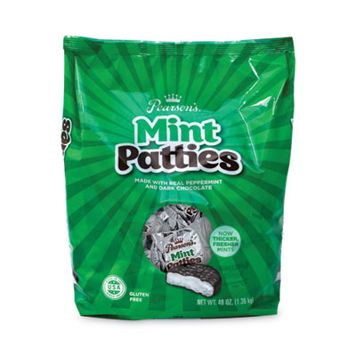 Pearson's Mint Patties,175 Individually Wrapped, 3 lb Bag (20900558)