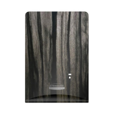 Kimberly-Clark Professional* ICON Faceplate for Automatic Soap and Sanitizer Dispenser, 8.25 x 22 x 12.12, Ebony Woodgrain (58834)