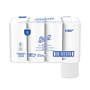 Scott Essential Extra Soft Coreless Standard Roll Bath Tissue, Septic Safe, 2-Ply, White, 800 Sheets/Roll, 36 Rolls/Carton (07001)