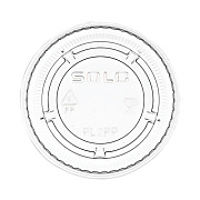 Dart Portion/Souffle Cup Lids, Fits 1.5 oz to 2.5 oz Portion Containers, Plastic, Clear, 125/Sleeve, 20 Sleeves/Carton (PL2PP)