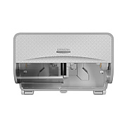 Kimberly-Clark Professional* ICON Coreless Standard Roll Toilet Paper Dispenser, 8.43 x 13 x 7.25, Silver Mosaic (53698)