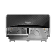 Kimberly-Clark Professional* ICON Coreless Standard Roll Toilet Paper Dispenser, 8.43 x 13 x 7.25, Black Mosaic (58722)