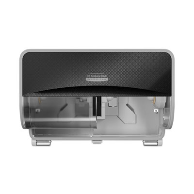 Kimberly-Clark Professional* ICON Coreless Standard Roll Toilet Paper Dispenser, 8.43 x 13 x 7.25, Black Mosaic (58722)