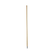 Boardwalk Metal Tip Threaded Hardwood Broom Handle, 1.13" dia x 60", Natural (138)