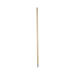 Boardwalk Metal Tip Threaded Hardwood Broom Handle, 1.13" dia x 60", Natural (138)