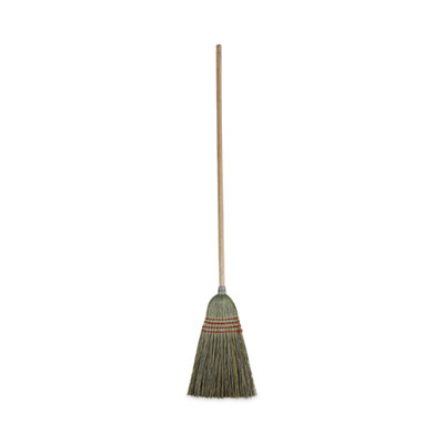 Boardwalk Mixed Fiber Maid Broom, Mixed Fiber Bristles, 55" Overall Length, Natural, 12/Carton (920YCT)