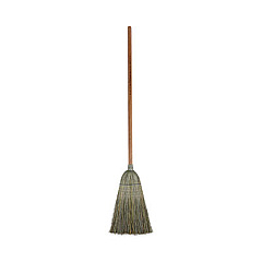 Boardwalk Warehouse Broom, Yucca Corn Fiber Bristles, 56" Overalll Length, Natural, 12/Carton (932YCT)