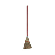 Boardwalk Corn Fiber Lobby/Toy Broom, Corn Fiber Bristles, 39" Overall Length, Red (951TEA)