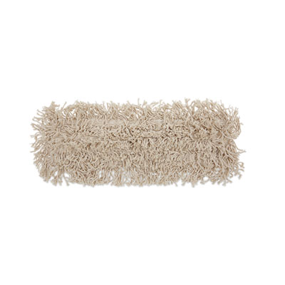 Boardwalk Industrial Dust Mop Head, Cotton, 18 x 3, White (1018)
