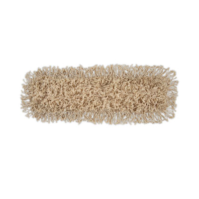 Boardwalk Industrial Dust Mop Head, Hygrade Cotton, 24 x 5, White (1324)