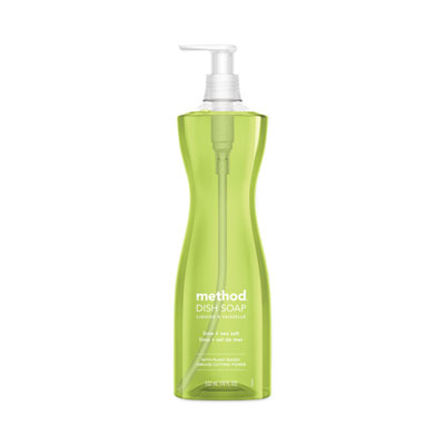 Method Dish Soap, Lime and Sea Salt, 18 oz Pump Bottle (01240)