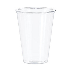 SOLO Ultra Clear PET Cups, Tall, 10 oz, Plastic, 50/Bag, 20 Bags/Carton (TP10DCT)