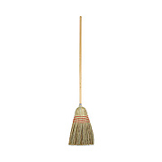 Boardwalk Parlor Broom, Yucca/Corn Fiber Bristles, 56" Overall Length, Natural, 12/Carton (926YCT)