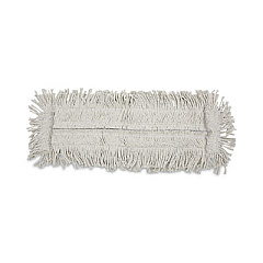 Boardwalk Disposable Cut End Dust Mop Head, Cotton/Synthetic, 24 x 5, White (1624)