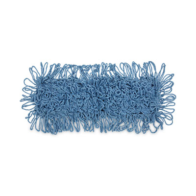 Boardwalk Dust Mop Head, Looped-End, Cotton/Synthetic Fibers, 18 x 5, Blue (1118)