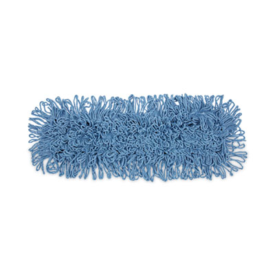 Boardwalk Dust Mop Head, Looped-End, Cotton/Synthetic Fibers, 24 x 5, Blue (1124)
