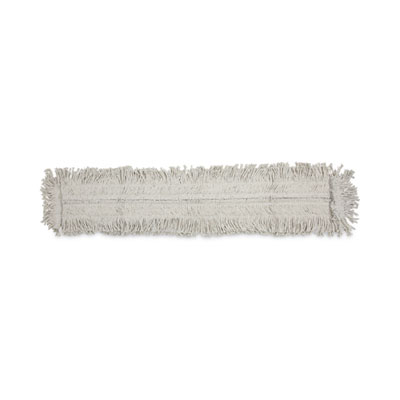 Boardwalk Disposable Dust Mop Head, Cotton/Synthetic Fibers, 48 x 5, White (1648)