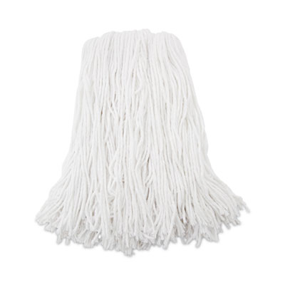 Boardwalk Premium Cut-End Wet Mop Heads, Rayon, 16 oz, White, 12/Carton (216RCT)