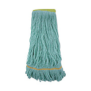 Boardwalk EcoMop Looped-End Mop Head, Recycled Fibers, Extra Large Size, Green (1200XL)