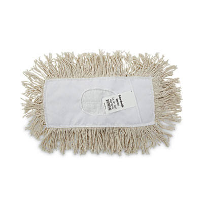 Boardwalk Industrial Dust Mop Head, Cotton, 12 x 5, White (1312)