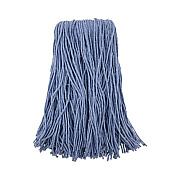 Boardwalk Mop Head, Standard Head, Cotton/Synthetic Fiber, Cut-End, #24, Blue, 12/Carton (2024B)
