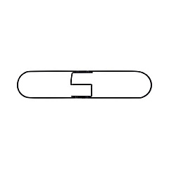 Boardwalk Clip-On Dust Mop Frame, 24w x 5d, Zinc Plated (1424)