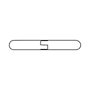 Boardwalk Clip-On Dust Mop Frame, 36w x 5d, Zinc Plated (1436)