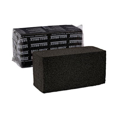 Boardwalk Grill Brick, 8 x 4, Black, 12/Carton (GB12PC)