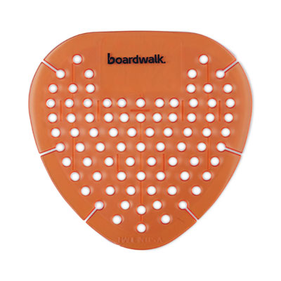 Boardwalk Gem Urinal Deodorizer Screen, Mango Scent, Orange, 12/Box (GEMMAN)