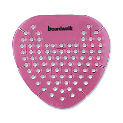 Boardwalk Gem Urinal Deodorizer Screen, Spiced Apple Scent, Red, 12/Box (GEMSAP)