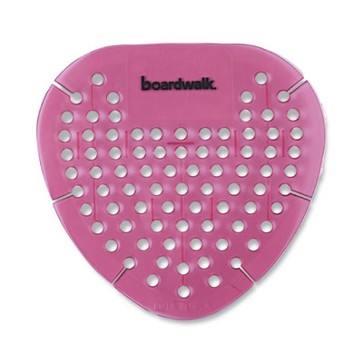 Boardwalk Gem Urinal Deodorizer Screen, Spiced Apple Scent, Red, 12/Box (GEMSAP)