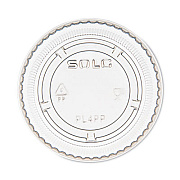 Dart Portion/Souffle Cup Lids, Fits 3.25 oz/4 oz/5.5 oz Portion Containers, Plastic, Clear, 125/Sleeve, 20 Sleeves/Carton (PL4PP)