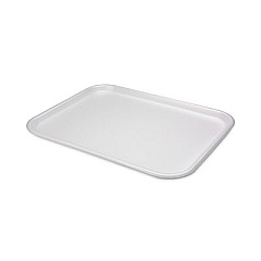 Pactiv Evergreen Supermarket Tray, #1216, 16.25 x 12.662 x 0.62, White, Foam, 100/Carton (0TF112160000)