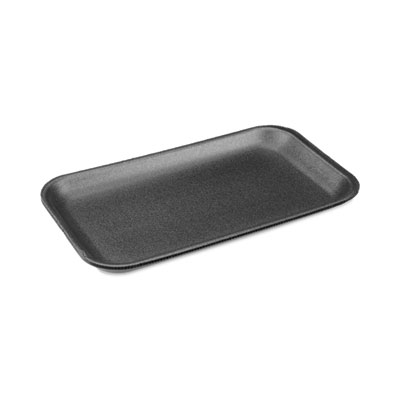 Pactiv Evergreen Meat Tray, #17S, 8.3 x 4.8 x 0.65, Black, Foam, 1,000/Carton (0TFB17S00000)