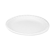 Pactiv Evergreen Placesetter Satin Non-Laminated Foam Dinnerware, Plate, 10.25" dia, White, 540/Carton (0TH10010000Y)