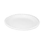 Pactiv Evergreen Placesetter Deluxe Laminated Foam Dinnerware, Plate, 10.25" dia, White, 540/Carton (0TK10010000Y)