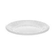 Pactiv Evergreen Placesetter Deluxe Laminated Foam Dinnerware, Plate, 6" dia, White, 1,000/Carton (0TK100060000)
