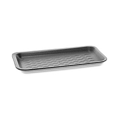 Pactiv Evergreen Foam Supermarket Tray, #17S, 8.4 x 4.5 x 0.7, Black, Foam, 1,000/Carton (51P917S)