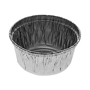 Pactiv Evergreen Aluminum Take-Out Container, 4 oz, 2.94" Diameter x 1.66" h, Silver, 1,000/Carton (42330)